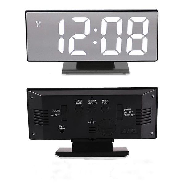 other clocks & accessories led mirror alarm clock digital table desk temperature calendar function with home decoration
other clocks & accessories led mirror alarm clock digital table desk temperature calendar function with home decoration
