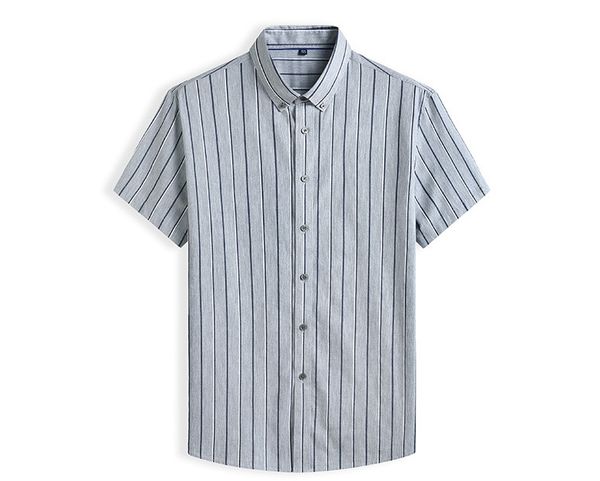man shirt men's striped shirt short sleeve slim shirt business casual fashion lapel single breasted casual loose yarn dyed stripe, White;black
man shirt men's striped shirt short sleeve slim shirt business casual fashion lapel single breasted casual loose yarn dyed stripe, White;black