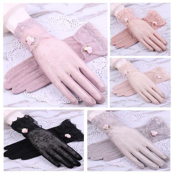 five fingers gloves women' lace sunscreen summer slip-proof touch screen short style sleeve anti uv slip resistant driving, Blue;gray
five fingers gloves women' lace sunscreen summer slip-proof touch screen short style sleeve anti uv slip resistant driving, Blue;gray