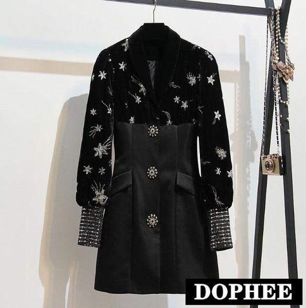 casual dresses 2021 autumn women's v-neck small fragrance bubble sleeve gold thread embroidery velvet stitching single-breasted, Black;gray
casual dresses 2021 autumn women's v-neck small fragrance bubble sleeve gold thread embroidery velvet stitching single-breasted, Black;gray