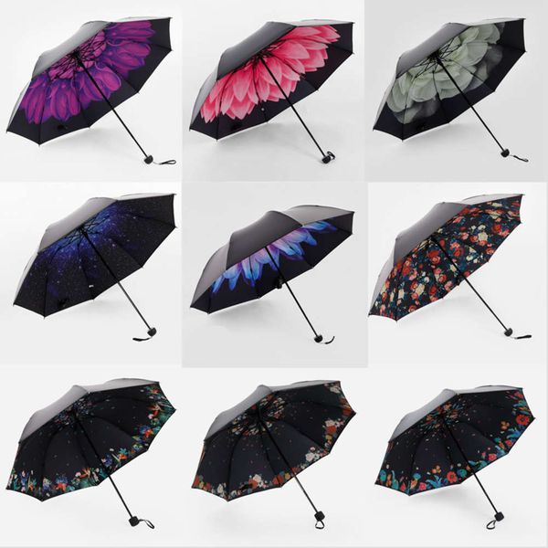sunny umbrella, black gum, ultraviolet sunshade, three fold advertising umbrella print
sunny umbrella, black gum, ultraviolet sunshade, three fold advertising umbrella print