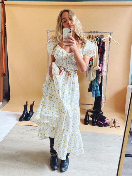 stylish floral printed square collar short sleeve midi dress summere za high waist elegant waistband bow 210521, Black;gray
stylish floral printed square collar short sleeve midi dress summere za high waist elegant waistband bow 210521, Black;gray