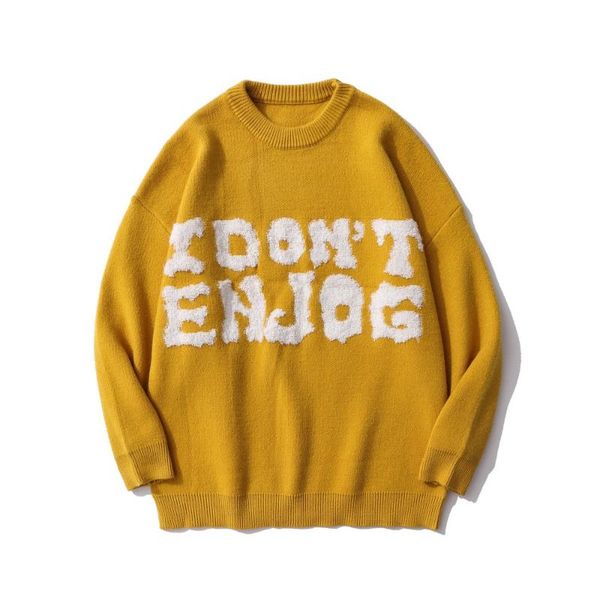 women's sweaters yellow green letter print vintage knitted winter clothes women oversized sweater clothing streetwear sweatshirts 2021, White;black
women's sweaters yellow green letter print vintage knitted winter clothes women oversized sweater clothing streetwear sweatshirts 2021, White;black