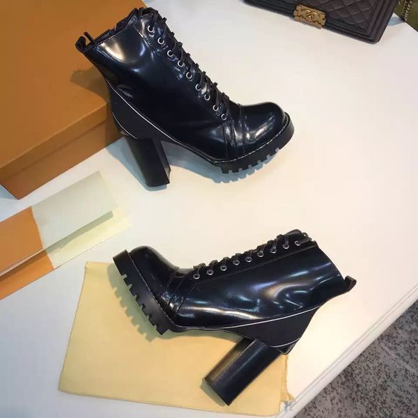 fashion design women trend boots 95cm comfortable simple martin cowhide production, Black
fashion design women trend boots 95cm comfortable simple martin cowhide production, Black