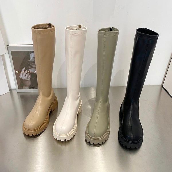 boots women knee high pu leather zipper ladies shoes autumn long platform footwear woman fashion motorcycle botas de mujer, Black
boots women knee high pu leather zipper ladies shoes autumn long platform footwear woman fashion motorcycle botas de mujer, Black