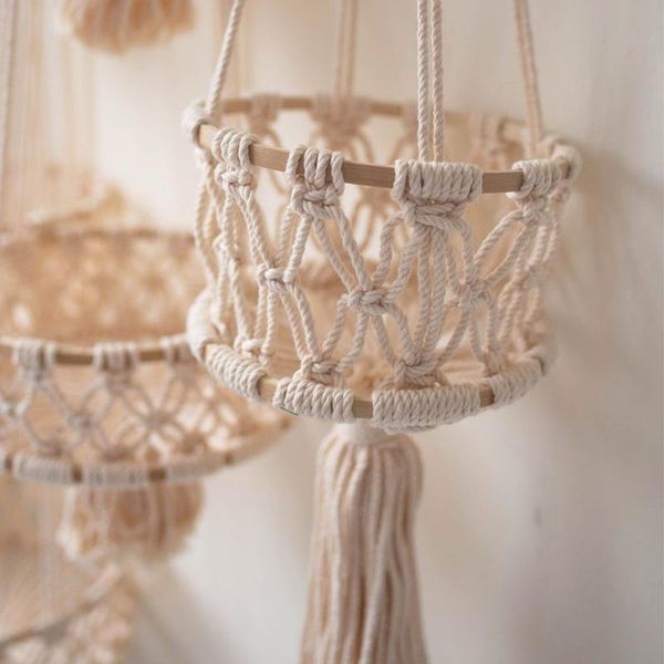 storage baskets flower pot hanging basket multi-layer handmade bohemian style lace plant stand home garden terrace decoration
storage baskets flower pot hanging basket multi-layer handmade bohemian style lace plant stand home garden terrace decoration