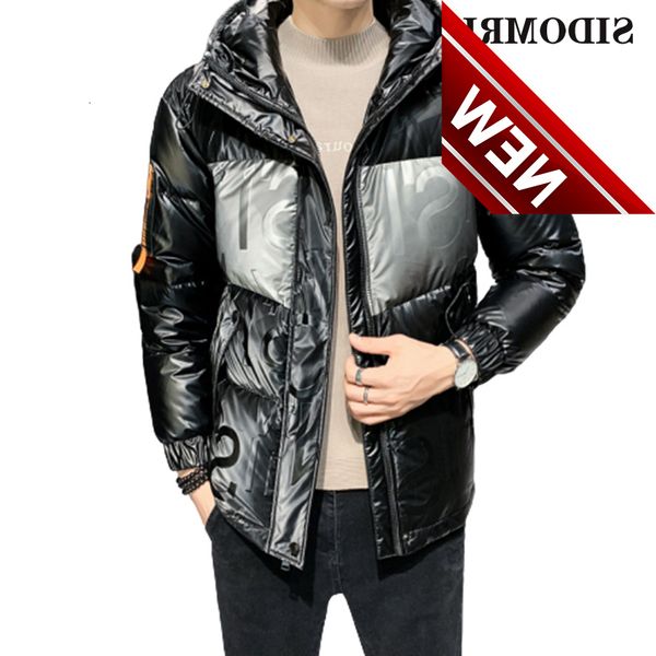 winter new glossy down jacket for men keep warm waterproof fashion trend thicken 80% white duck coat, Black
winter new glossy down jacket for men keep warm waterproof fashion trend thicken 80% white duck coat, Black