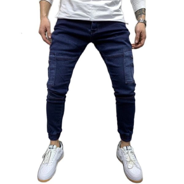 men zipper solid jeans pants biker skinny slim fit straight denim trousers male hip hop streetwear pencil pants, Blue
men zipper solid jeans pants biker skinny slim fit straight denim trousers male hip hop streetwear pencil pants, Blue