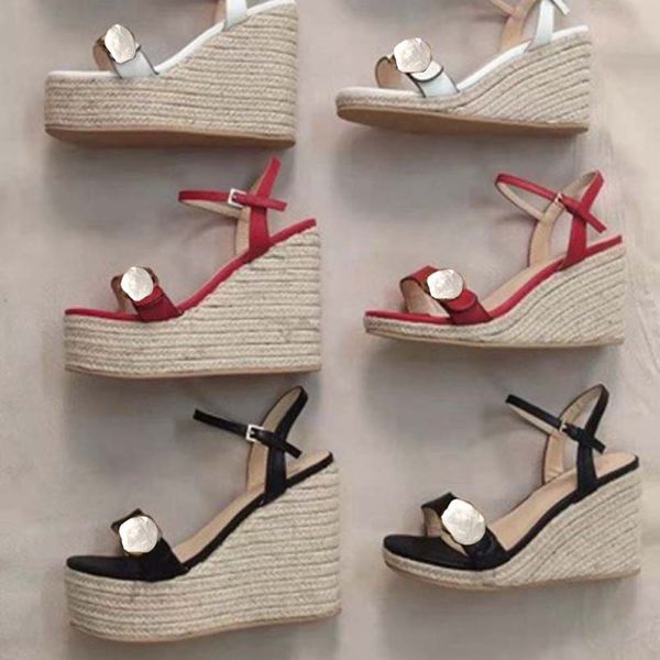 spring wedge sandals classics slippers summer flat sandal slides fashion leather beach shoes 02, Black
spring wedge sandals classics slippers summer flat sandal slides fashion leather beach shoes 02, Black