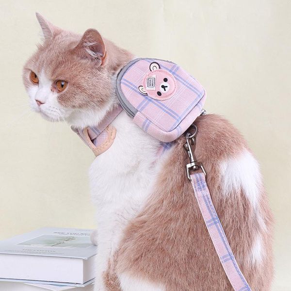 cat collars & leads pet kitty supplies lead leashes bear decoration harness chest breast-band anti-escape puppy harnesses and wears necklace
cat collars & leads pet kitty supplies lead leashes bear decoration harness chest breast-band anti-escape puppy harnesses and wears necklace