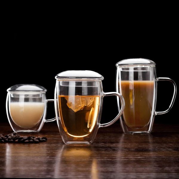 wine glasses heat resistant transparent double glass coffee cup with cover milk whiskey tea beer cocktail vodka mug drinkware
wine glasses heat resistant transparent double glass coffee cup with cover milk whiskey tea beer cocktail vodka mug drinkware