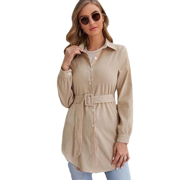 women's jackets autumn and winter corduroy casual jacket woven sweater loose front button lapel women, Black;brown
women's jackets autumn and winter corduroy casual jacket woven sweater loose front button lapel women, Black;brown