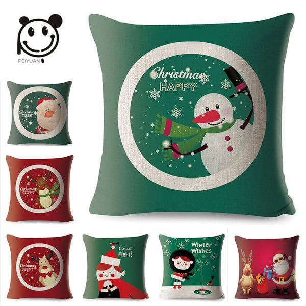 cushion/decorative pillow peiyuan cushion cover christmas snow man santa claus tree throw case decor for car seat office home 45*45cm
cushion/decorative pillow peiyuan cushion cover christmas snow man santa claus tree throw case decor for car seat office home 45*45cm