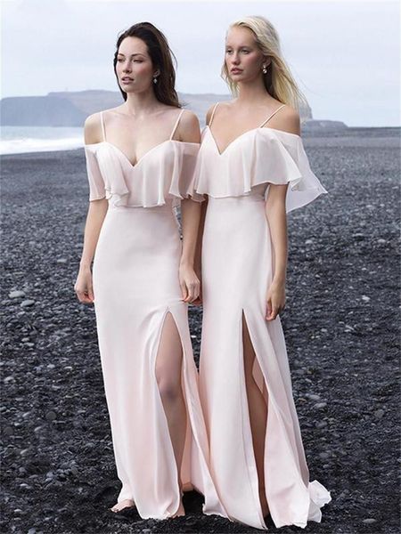 bridesmaid dress 2022 dresses long off shoulder side split straps zipper back sweep train wedding guest prom party gowns, White;pink
bridesmaid dress 2022 dresses long off shoulder side split straps zipper back sweep train wedding guest prom party gowns, White;pink
