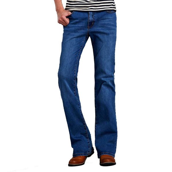 jeans men men's denim micro flare pants korean version of the large size stretch slim micro-horn fashion classic, Blue
jeans men men's denim micro flare pants korean version of the large size stretch slim micro-horn fashion classic, Blue