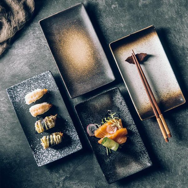 8.5-inch creative large rectangular plate japanese-style ceramic sushi size flat-panel good-looking tableware dishes & plates
8.5-inch creative large rectangular plate japanese-style ceramic sushi size flat-panel good-looking tableware dishes & plates