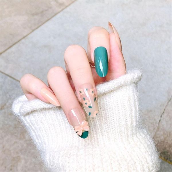 false nails 24pcs/box wholesales fake press on for women bride yellow flower designs artificial nail tips full cover acryl, Red;gold
false nails 24pcs/box wholesales fake press on for women bride yellow flower designs artificial nail tips full cover acryl, Red;gold