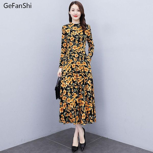 casual dresses 2021 spring autumn women long sleeve print knitting dress fashion elegant slim office lady robe, Black;gray
casual dresses 2021 spring autumn women long sleeve print knitting dress fashion elegant slim office lady robe, Black;gray