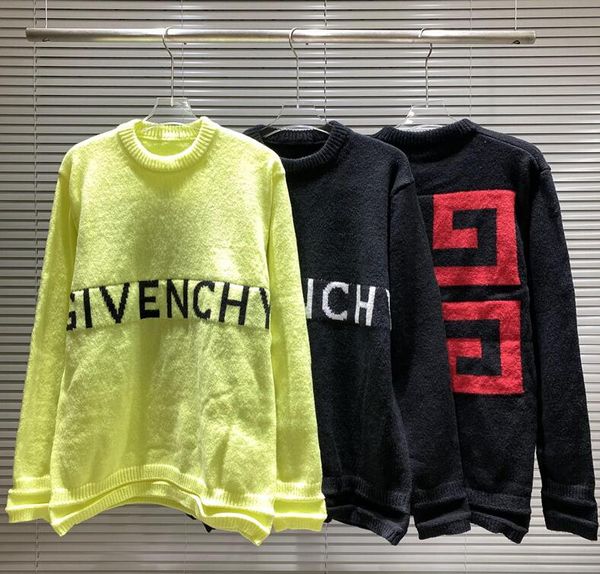 21ss autumn new men's women's sweaters brand gvc designers casual fashion jacquard crew neck sweaters, White;black
21ss autumn new men's women's sweaters brand gvc designers casual fashion jacquard crew neck sweaters, White;black