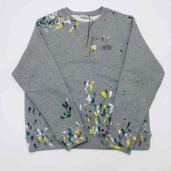 sweater 2021 spring and summer d family embroidery splash graffiti round neck letter collar pullover loose, White;black
sweater 2021 spring and summer d family embroidery splash graffiti round neck letter collar pullover loose, White;black
