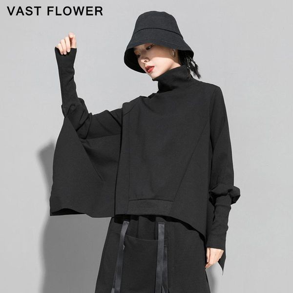 women's hoodies & sweatshirts 2021 spring autumn plus size sweatshirt women fashion pullover turtleneck batwing sleeve patchwork loose, Black
women's hoodies & sweatshirts 2021 spring autumn plus size sweatshirt women fashion pullover turtleneck batwing sleeve patchwork loose, Black
