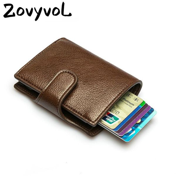 card holders zovyvol 2021 small pu leather men holder wallet women smart slim rfid ladies case vintage solid money bag, Brown;gray
card holders zovyvol 2021 small pu leather men holder wallet women smart slim rfid ladies case vintage solid money bag, Brown;gray