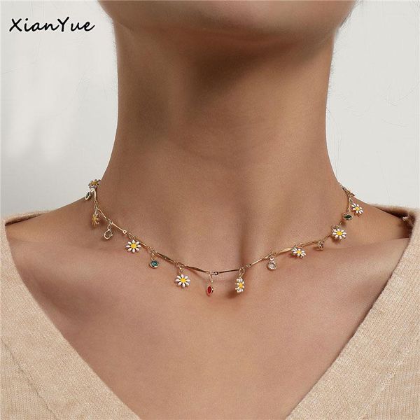 pendant necklaces colorful rhinestone flower lovely daisy straight stick necklace for women fashion temperament geometric clavicle jewelry, Silver
pendant necklaces colorful rhinestone flower lovely daisy straight stick necklace for women fashion temperament geometric clavicle jewelry, Silver