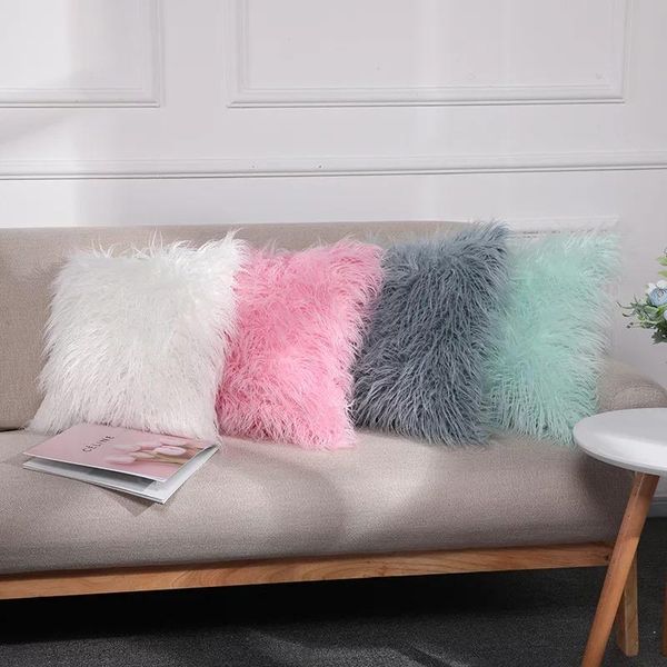 cushion/decorative pillow plush furry cushion cover case solid color throw sofa bed for home decor funda cojin housse
cushion/decorative pillow plush furry cushion cover case solid color throw sofa bed for home decor funda cojin housse