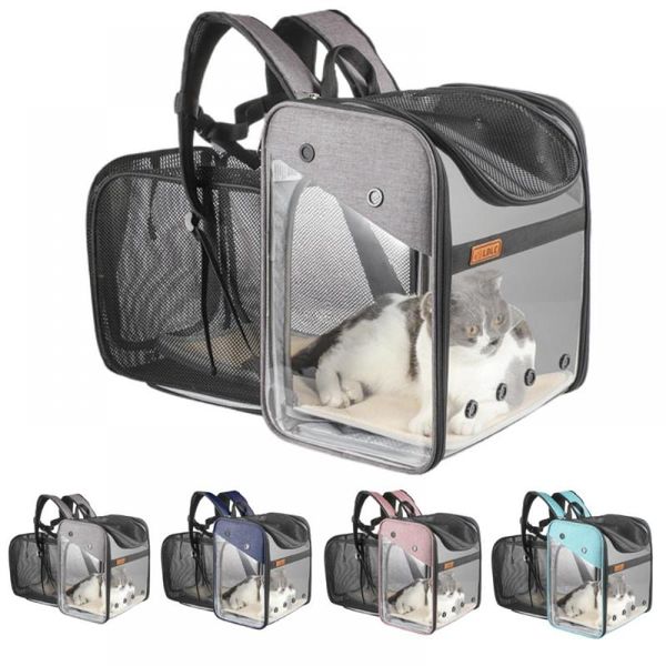 cat portable bag transparent mesh breathable backpack for cats pvc folding dogs carrier chats carriers,crates & houses
cat portable bag transparent mesh breathable backpack for cats pvc folding dogs carrier chats carriers,crates & houses