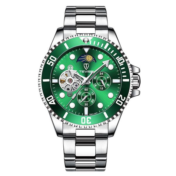 wristwatches men's mechanical watch green water ghost classic fashion luxury sports steel belt luminous calendar clock 2021, Slivery;brown
wristwatches men's mechanical watch green water ghost classic fashion luxury sports steel belt luminous calendar clock 2021, Slivery;brown