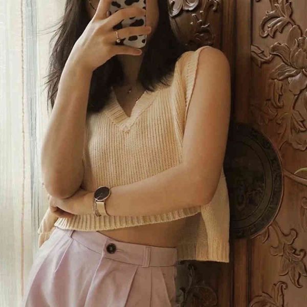 slit knitted sweater vest women sleeveless autumn winter short sweater pullover vest casual streetstyle 210415, White
slit knitted sweater vest women sleeveless autumn winter short sweater pullover vest casual streetstyle 210415, White