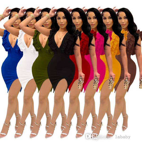 designer womens dress summer v-neck slim bodycon dresses stitched lace split skirt plus size women clothing, Black;gray
designer womens dress summer v-neck slim bodycon dresses stitched lace split skirt plus size women clothing, Black;gray