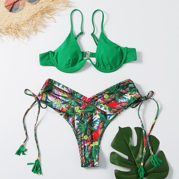 2021 fashion green pattern lingerie set unique design split printed one piece underwire mini brazilian, Red;black
2021 fashion green pattern lingerie set unique design split printed one piece underwire mini brazilian, Red;black