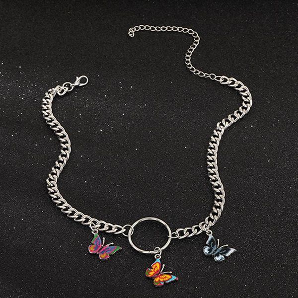 chokers 1pcs harajuku punk style butterfly choker necklace jewelry women collares gothic hip hop gift, Golden;silver
chokers 1pcs harajuku punk style butterfly choker necklace jewelry women collares gothic hip hop gift, Golden;silver
