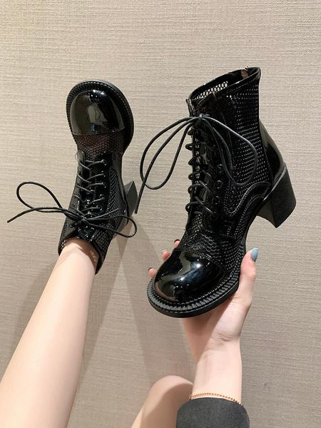 boots breathable and comfortable pure color simple ladies summer -selling elegant short-tube net fashion., Black 
boots breathable and comfortable pure color simple ladies summer -selling elegant short-tube net fashion., Black