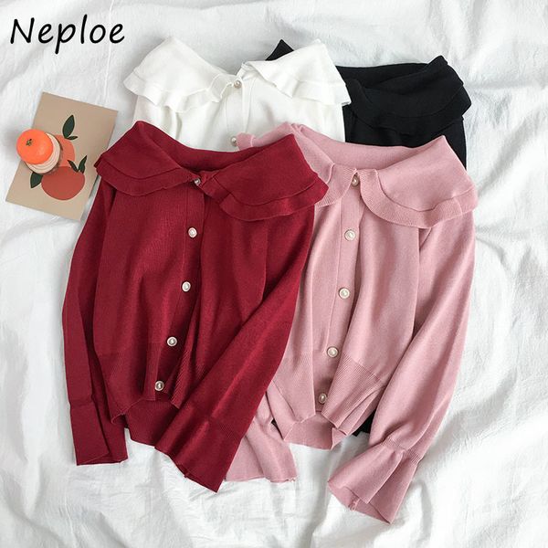 neploe sweet chic pearl button slim fit knit cardigan new solid color coat women autumn winter long sleeve sweaters 94474 210422, White
neploe sweet chic pearl button slim fit knit cardigan new solid color coat women autumn winter long sleeve sweaters 94474 210422, White