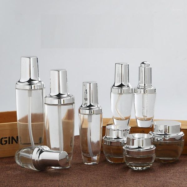 storage bottles & jars empty 20ml 30ml 50ml 100ml 120ml cosmetic mist spray bottle bright silver glass dropper transparent lotion pump
storage bottles & jars empty 20ml 30ml 50ml 100ml 120ml cosmetic mist spray bottle bright silver glass dropper transparent lotion pump