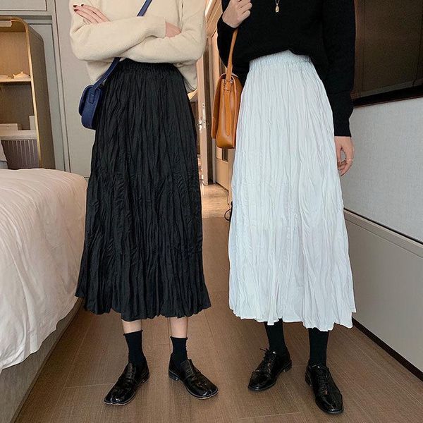 skirts women 2021 summer ruffles elastic waist all-match skirt female casual high vintage a-line ladies midi v12, Black
skirts women 2021 summer ruffles elastic waist all-match skirt female casual high vintage a-line ladies midi v12, Black