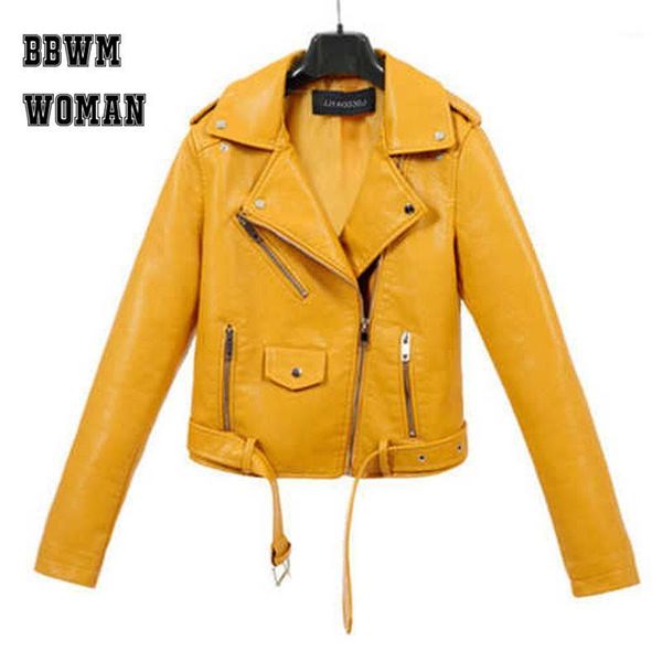 women's jackets 2021 4 colors can choose women pu leather coat lapel autumn female jacket, Black;brown
women's jackets 2021 4 colors can choose women pu leather coat lapel autumn female jacket, Black;brown
