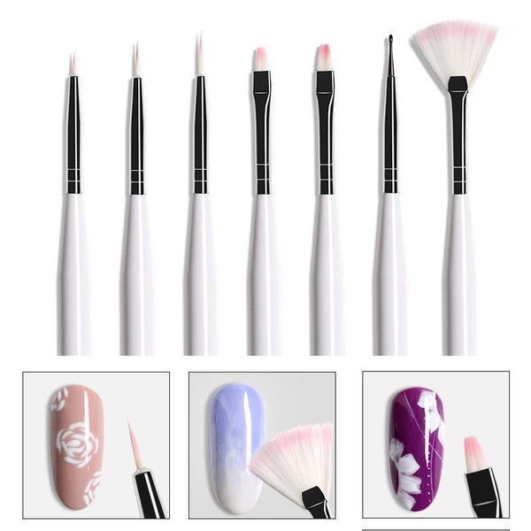 1pc nail art brush liner dotting fan design acrylic builder flat crystal painting drawing carving pen uv gel tool set manicures1, Yellow
1pc nail art brush liner dotting fan design acrylic builder flat crystal painting drawing carving pen uv gel tool set manicures1, Yellow