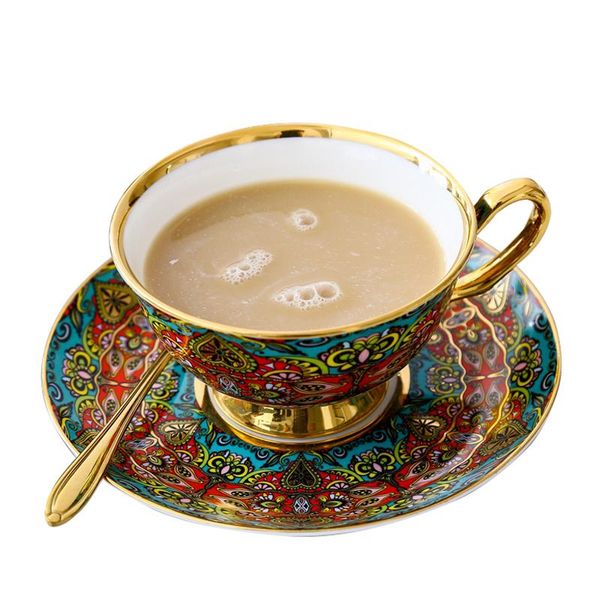 mugs vintage coffee cup 200ml bone china golden edge mug with saucer spoon kit ceramic teacup northern europe black cups teaware gift
mugs vintage coffee cup 200ml bone china golden edge mug with saucer spoon kit ceramic teacup northern europe black cups teaware gift