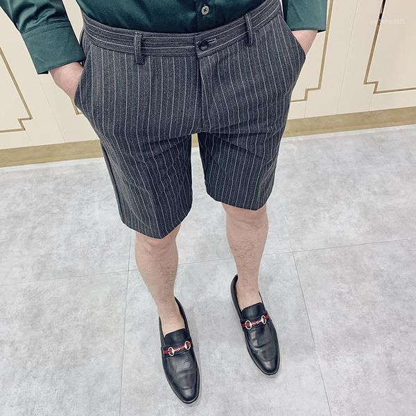 summer men short business dress pants striped casual office formal suit for wedding social trousers costume homme, White;black
summer men short business dress pants striped casual office formal suit for wedding social trousers costume homme, White;black