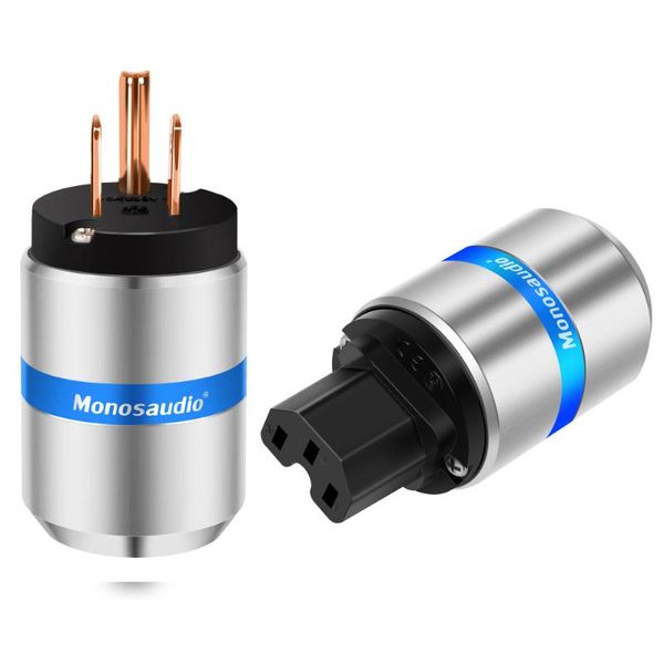 smart power plugs monosaudio m106/f106 99.998% red copper hifi us plug american standard electric jack&iec connector audio
smart power plugs monosaudio m106/f106 99.998% red copper hifi us plug american standard electric jack&iec connector audio