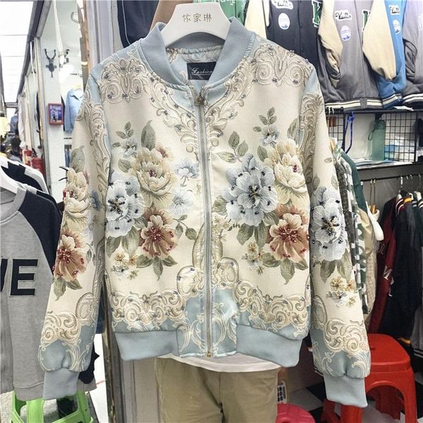 women's jackets spring 2021 autumn outwear coats vintage gold line jacquard beading coat 20832 wsuo, Black;brown
women's jackets spring 2021 autumn outwear coats vintage gold line jacquard beading coat 20832 wsuo, Black;brown