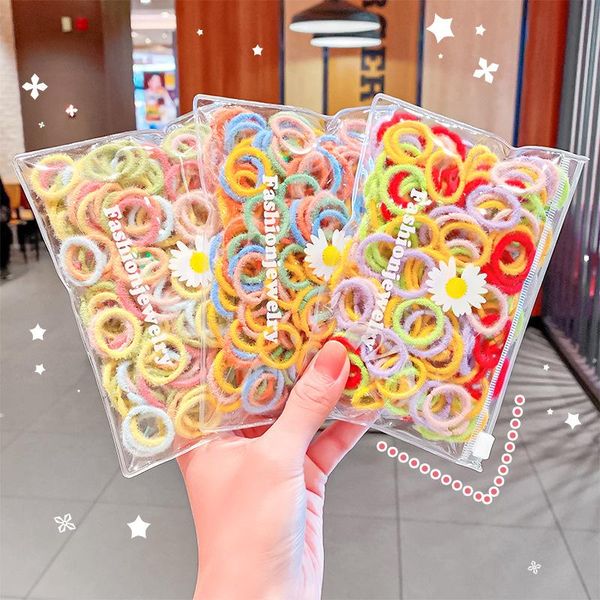 100pcs/bag colorful cute hair rope children little girl tie high elastic hairy ring accessories for women, Slivery;white
100pcs/bag colorful cute hair rope children little girl tie high elastic hairy ring accessories for women, Slivery;white