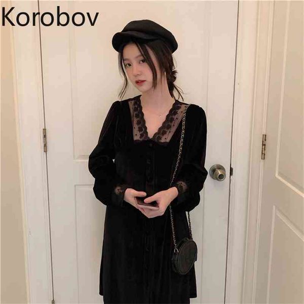 korobov elegant v neck lace patchwork black party dress women high waist hip velet a line vestido spring long sleeve ropa 210430, Black;gray
korobov elegant v neck lace patchwork black party dress women high waist hip velet a line vestido spring long sleeve ropa 210430, Black;gray