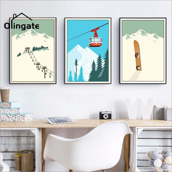 paintings ski in snow mountain canvas painting winter sports poster cartoon vintage travel wall art for living room home decoration
paintings ski in snow mountain canvas painting winter sports poster cartoon vintage travel wall art for living room home decoration