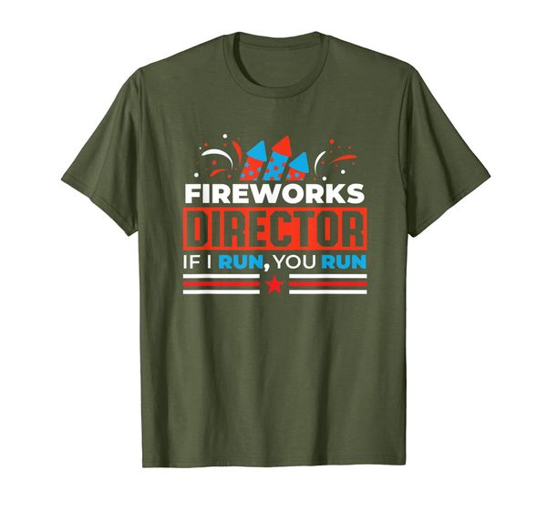 fireworks director if i run you run funny 4th of july gift t-shirt, White;black
fireworks director if i run you run funny 4th of july gift t-shirt, White;black