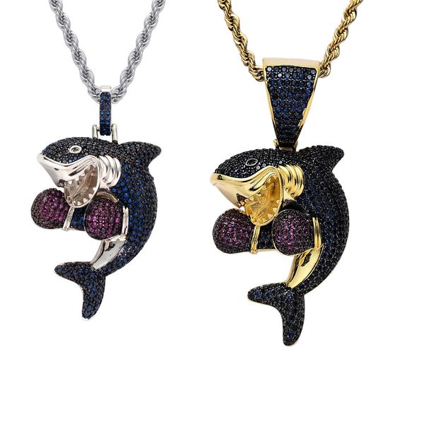 18k gold sport boxing shark necklace jewelry set diamond cubic zirconia animal pendant hip hop necklaces bling for women men stainless steel, Silver
18k gold sport boxing shark necklace jewelry set diamond cubic zirconia animal pendant hip hop necklaces bling for women men stainless steel, Silver
