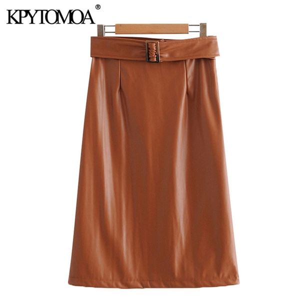 women chic fashion with belt faux leather midi skirt vintage high waist side zipper female skirts mujer 210421, Black
women chic fashion with belt faux leather midi skirt vintage high waist side zipper female skirts mujer 210421, Black